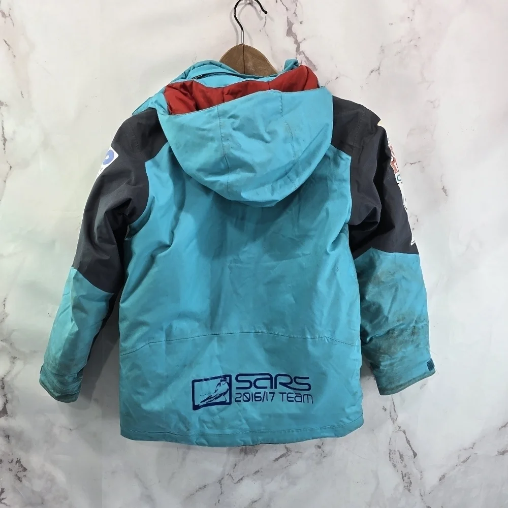 Patagonia Coat Youth 10 M Blue Hooded Ski Jacket Snow Winter Boys Girls Puffer